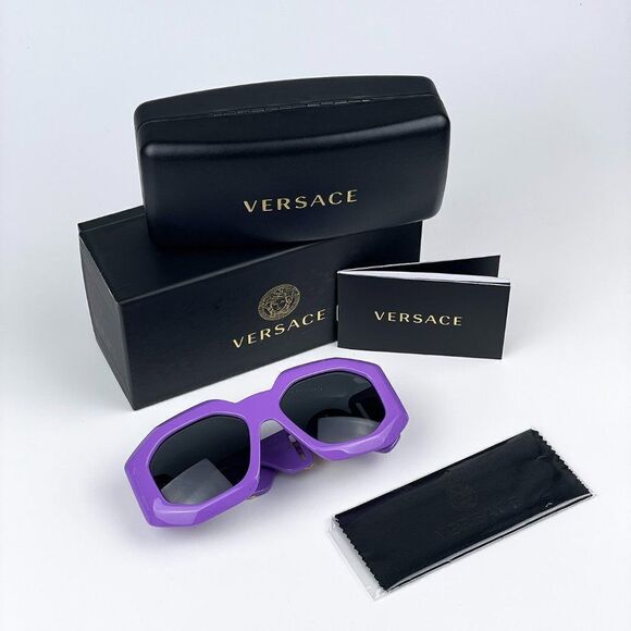 SALE! NEW Versace VE4424U 536687 MAXI MEDUSA BIGGIE Lilak Oversize Sunglasses main image 4